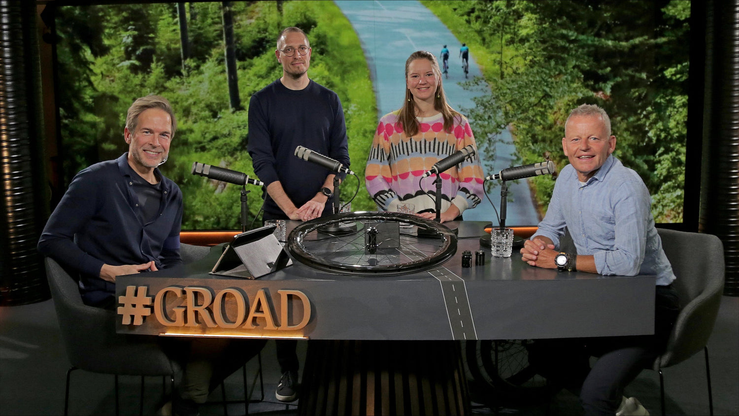 DKBIKE i Groad-studioet for å snakke om karbonhjul