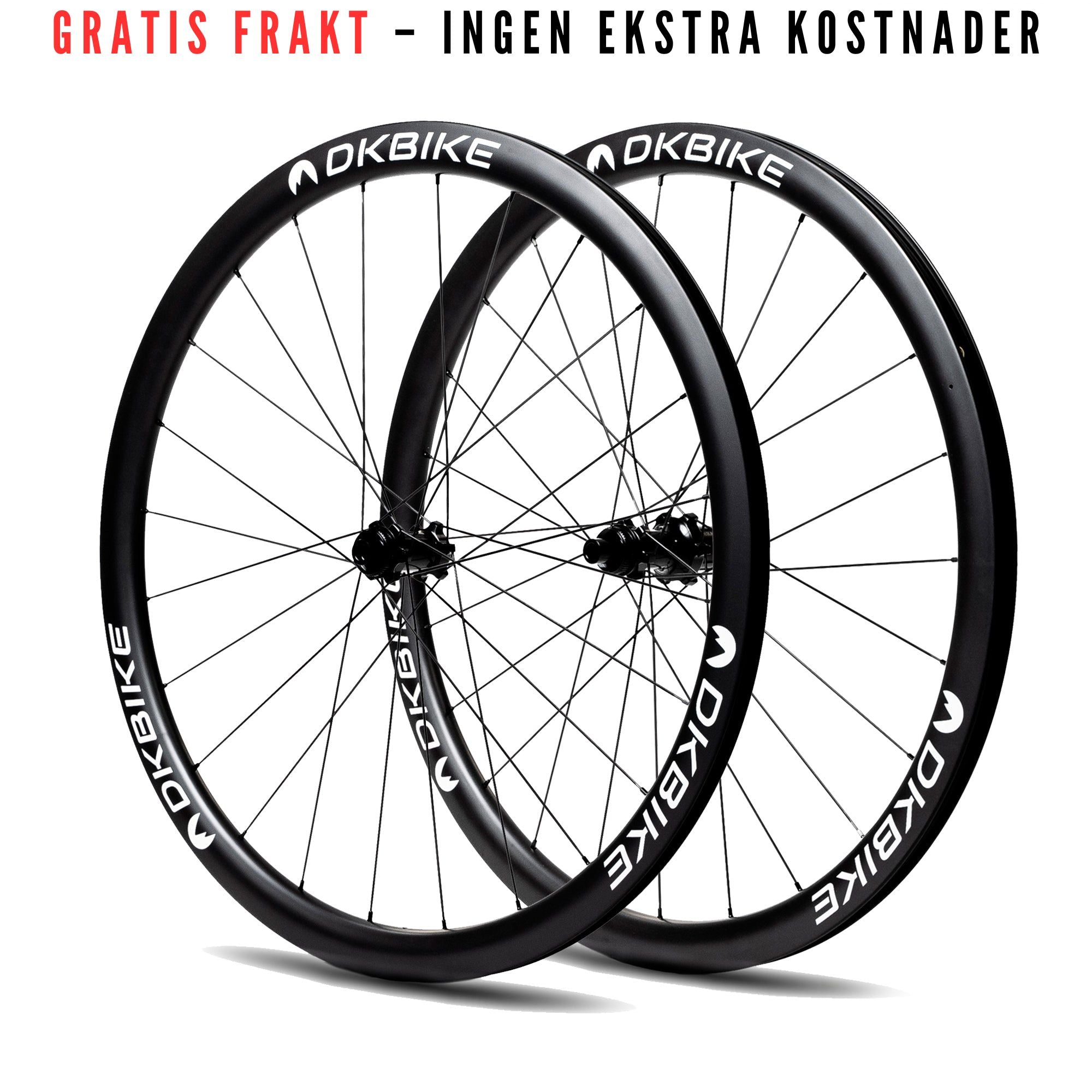 DKBIKE All-Road - Karbon disc hjulsett