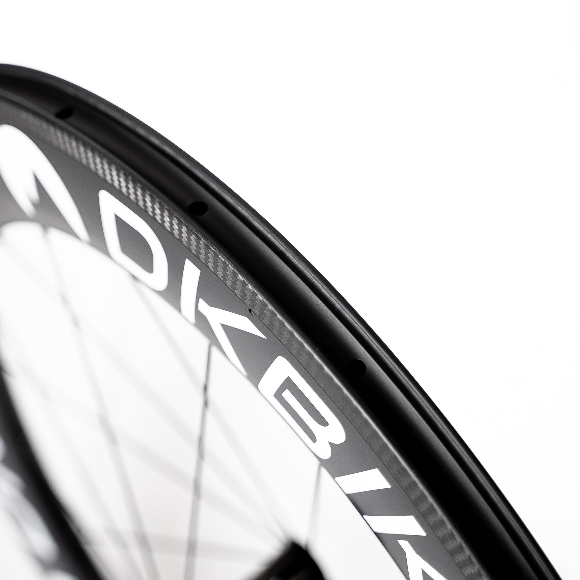 DKBIKE karbon forhjul til fælgbremse - UCI-godkjente hjul