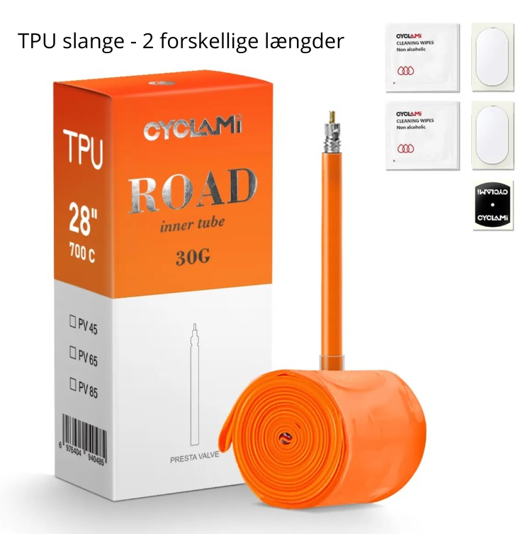 TPU-slanger – Lettvektsslanger – Spar markant vekt på hjulsettet ditt